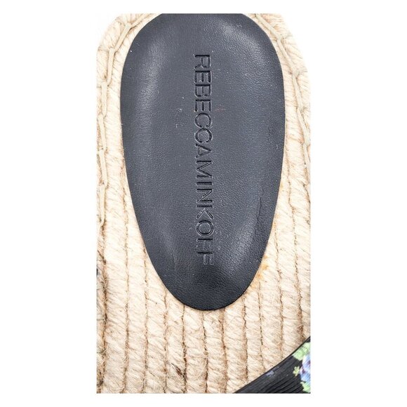 REBECCA MINKOFF Jodi NWOB Floral Studs Platform Espadrille Sandals Slide - Picture 9 of 11
